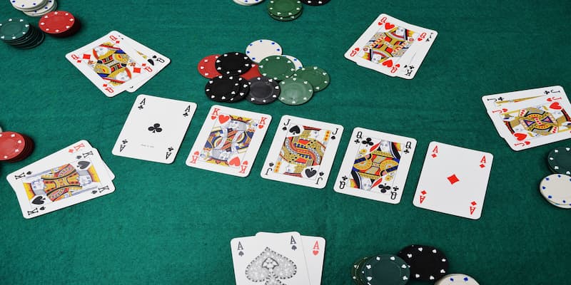 Đánh bài Poker hạn chế Hand nhiều lần liên tiếp trong 1 ván cược